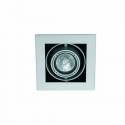 Aplique de aluminio ADO Cromo ambiente halógeno de pared