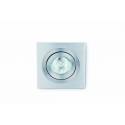 Aplique de aluminio ADO Cromo ambiente halógeno de pared