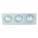 Aplique de aluminio ADO Cromo ambiente halógeno de pared