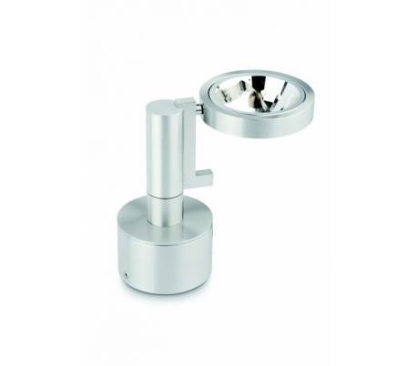 Aplique de aluminio ADO Cromo ambiente halógeno de pared