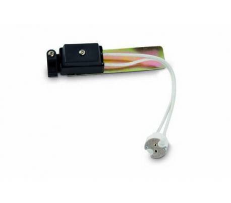 Aplique de aluminio ADO Cromo ambiente halógeno de pared