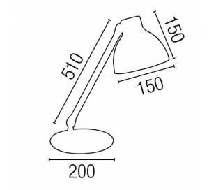 Aplique de aluminio ADO Cromo ambiente halógeno de pared