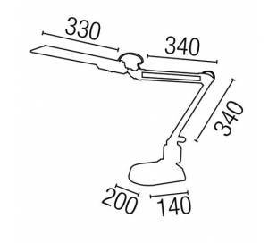 Aplique de aluminio ADO Cromo ambiente halógeno de pared