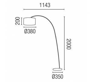 Aplique de aluminio ADO Cromo ambiente halógeno de pared