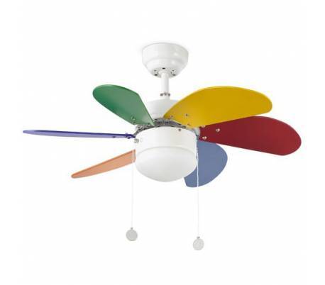 Ventilador de techo con luz modelo Asinara