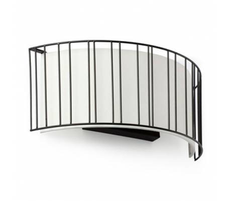 Aplique de aluminio ADO Cromo ambiente halógeno de pared