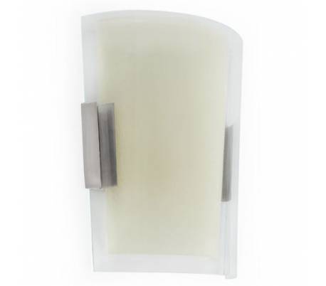Aplique de aluminio ADO Cromo ambiente halógeno de pared