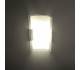 Aplique de aluminio ADO Cromo ambiente halógeno de pared