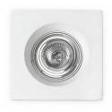 Aplique de aluminio ADO Cromo ambiente halógeno de pared