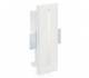Aplique de aluminio ADO Cromo ambiente halógeno de pared