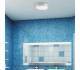 Aplique de aluminio ADO Cromo ambiente halógeno de pared