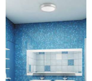 Aplique de aluminio ADO Cromo ambiente halógeno de pared