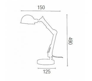 Aplique de aluminio ADO Cromo ambiente halógeno de pared