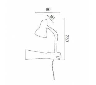 Aplique de aluminio ADO Cromo ambiente halógeno de pared