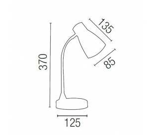 Aplique de aluminio ADO Cromo ambiente halógeno de pared