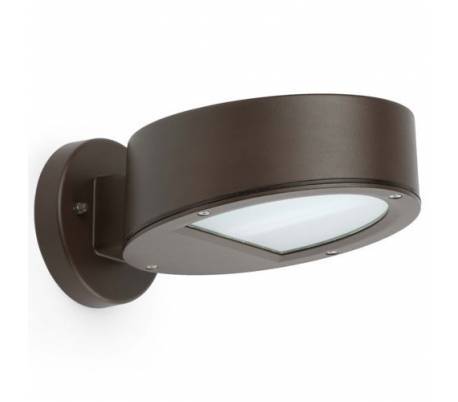 Aplique de aluminio ADO Cromo ambiente halógeno de pared