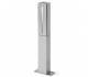 Aplique de aluminio ADO Cromo ambiente halógeno de pared