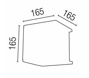 Aplique de aluminio ADO Cromo ambiente halógeno de pared