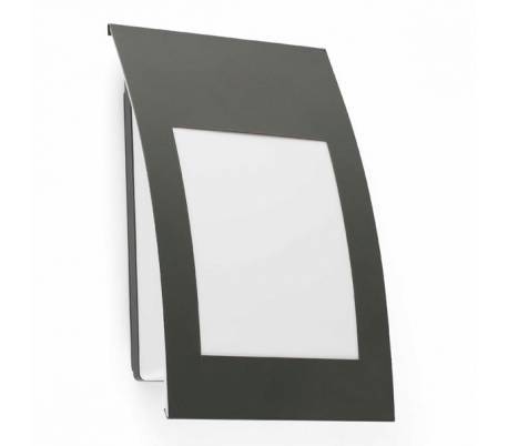 Wandleuchte aus Aluminium, dunkelgrau - ERIO