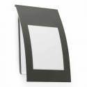 Wandleuchte aus Aluminium, dunkelgrau - ERIO