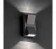Wandleuchte LED aus Aluminiumdruckguss, dunkelgrau - KAMAL-2