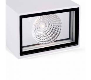 Wandleuchte LED aus Aluminiumdruckguss, dunkelgrau - LING