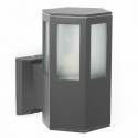 Wandleuchte aus Aluminiumdruckguss, dunkelgrau - LONG