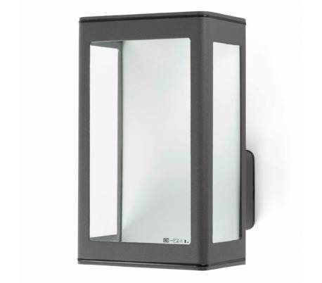 Wandleuchte LED aus Aluminiumdruckguss, dunkelgrau - MARE