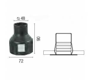 LED Einbauleuchte für Boden, Edelstahl 316 5000K - CROSBY